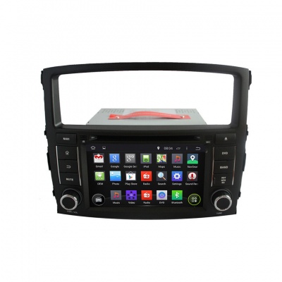 Штатная магнитола для Mitsubishi Pajero IV 2006-2019 - Carmedia KD-7054 на Android 9.0, до 8-ЯДЕР, до 4ГБ-64ГБ памяти и встроенным DSP