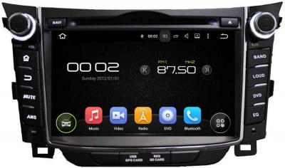 Штатная магнитола для Hyundai i30 2012-2017 - Carmedia KD-7028-P30 на Android 10, до 8-ЯДЕР, до 4ГБ-64ГБ памяти и встроенным DSP