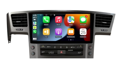Магнитола для Lexus LX570 2007-2015 - Carmedia ZH-L1260 монитор 12.6" на Android 12, 8Гб+128Гб, CarPlay, 4G SIM-слот