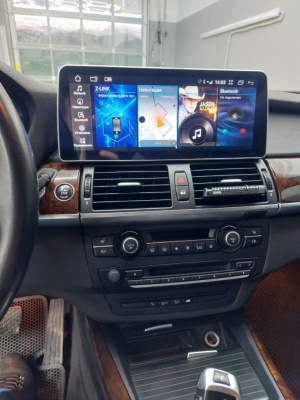 Магнитола для BMW X5 (E70), X6 (E71) 2010-2014 CIC - Radiola RDL-1225 монитор 12.3", Android 12, 8Гб+128Гб, CarPlay, 4G SIM-слот