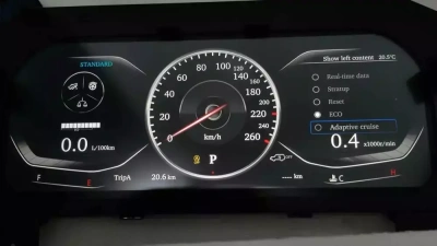 Электронная панель приборов Toyota Land Cruiser Prado 150 2010-2017 - NH-LCD-T03 с сенсорным LCD / ЖК 12.3" экраном QLED