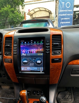 Штатная магнитола для Toyota Prado 120 2002-2009 - Carmedia ZF-1116-H-DSP ("Тесла-Стиль") на Android 9.0, 6-ТУРБО ядер, 4ГБ-64ГБ и встроенным DSP