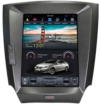 Штатная магнитола для Lexus IS 250/350 2005-2013 - Carmedia ZF-1130-DSP ("Тесла-Стиль") на Android 9.0, 6-ТУРБО ядер, 4ГБ-64ГБ и встроенным DSP