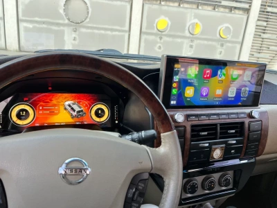 Электронная панель приборов Nissan Patrol Y61 1997-2010 - ZH-HL155 с LCD / ЖК 12.3" экраном QLED