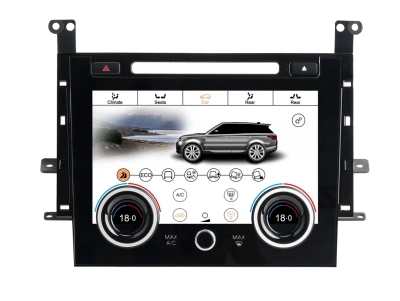 Сенсорная панель климата Range Rover Sport 2013-2017- Carmedia ZF-2006 LCD/ЖК экран 9" с отверстием под CD