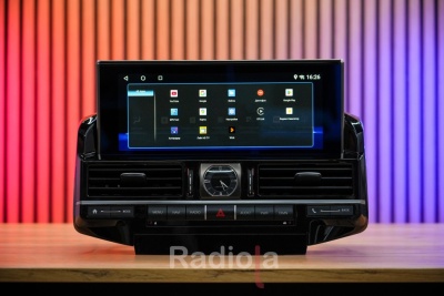 Магнитола для Toyota Land Cruiser 200 2016-2021 (климат на ШГУ) - Radiola RDL-LC200-High-106 монитор 12.3" на Android 13, 8Гб+128Гб, CarPlay, 4G SIM-слот