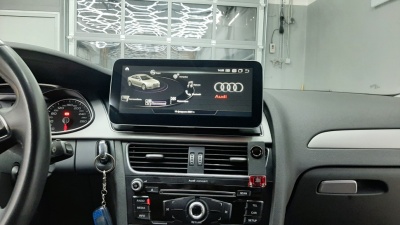 Магнитола Audi A4 B8, A5 (8T) 2007-2015 - Radiola RDL-8201 Монитор 10" на Android 13, 8ГБ+128ГБ, Carplay, SIM-слот