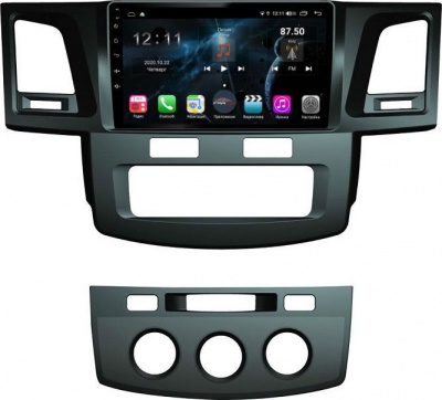 Штатная магнитола для Toyota Hilux 2011-2015 - Farcar H143R на Android 10, 8-ЯДЕР, 4ГБ-64ГБ, встроенным 4G модемом и DSP