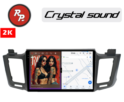 Автомагнитола для Toyota RAV4 2012-2019 RedPower 850 Crystal PRO / PROMAX 4 / 8 / 16 Гб оперативной и 64 / 256 / 512 Гб встроенной памяти / 9 дюймов