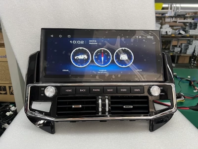 Магнитола Mitsubishi Pajero 4 2006-2023 - Carmedia ZH-M1207 монитор 12.3" (в стиле "Лексус") Android 14, 8Гб+128Гб, CarPlay, SIM-слот