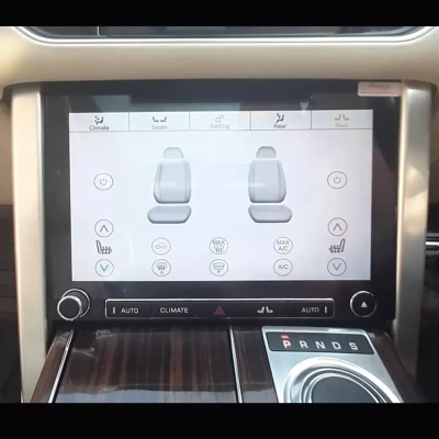 Сенсорная панель климата Range Rover 4 2012-2017 - Carmedia ZF-2002 LCD/ЖК экран 10" с отверстием под CD