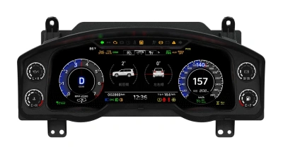 Электронная панель приборов Toyota Land Cruiser 200 2007-2015 - Carmedia ZH-166 с LCD / ЖК 12.3" экраном QLED