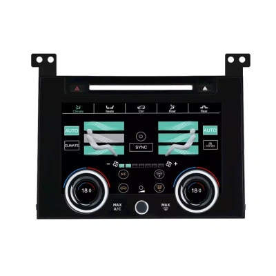 Сенсорная панель климата Range Rover 4 2012-2017 - Carmedia ZF-2003 LCD/ЖК экран 9" с отверстием под CD