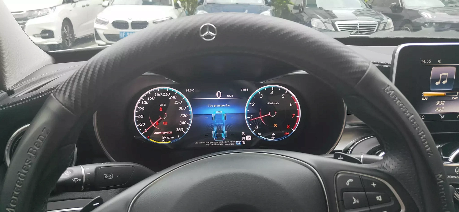 Цифровая панель приборов для для Mercedes-Benz C-класс / GLC 2015-2018 (W205/W253) RDL-1301