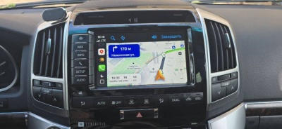 Блок CarPlay и Android Auto с навигацией для Toyota Land Cruiser 200 2012-2015— CarPlay BOX