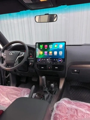 Магнитола андроид для Toyota Land Cruiser Prado 120, Lexus GX470 - Carmedia ZF-3036-GE экран 16.8" на Android 13, 8Гб+128Гб, CarPlay, 4G SIM-слот