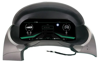 Цифровая панель приборов Mitsubishi Pajero 4 2006-2022 - Carmedia NH-LCD-M1203 с 12.3" ЖК экраном QLED