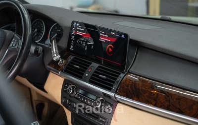 Магнитола для BMW X5 (E70), X6 (E71) 2010-2014 CIC - Radiola RDL-1225 L монитор 12.3", Android 14, 8Гб+128Гб, CarPlay, 4G SIM-слот