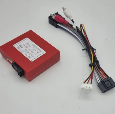 Адаптер штатного аудио-усилителя с оптическим подключением Harman-Kardon (Mercedes-Benz 2005-2011) и BOSE (Porsche 2005-2012) - Carmedia MOST for fiber optic box2