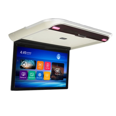 ПОТОЛОЧНЫЙ СМАРТ ТВ 17,3" ERGO ER1750AN (1920X1080, ANDROID), СЕРЫЙ