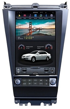 Штатная магнитола для Honda Accord 7 2003-2008 - Carmedia ZF-1228-DSP ("Тесла-Стиль") на Android 9.0, 6-ТУРБО ядер, 4ГБ-64ГБ и встроенным DSP