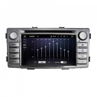 Штатная магнитола для Toyota Hilux/Fortuner 2011-2015 - Carmedia KD-6230-P30 на Android 9.0, до 8-ЯДЕР, до 4ГБ-64ГБ памяти и встроенным DSP