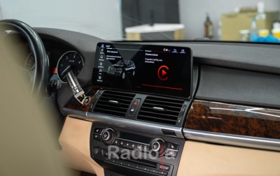 Магнитола для BMW X5 (E70), X6 (E71) 2010-2014 CIC - Radiola RDL-1225 L монитор 12.3", Android 14, 8Гб+128Гб, CarPlay, 4G SIM-слот