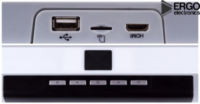 ПОТОЛОЧНЫЙ МОНИТОР 15.6" ERGO ER15S (FULLHD 1920X1080) СЕРЫЙ/БЕЖ/ЧЁРН