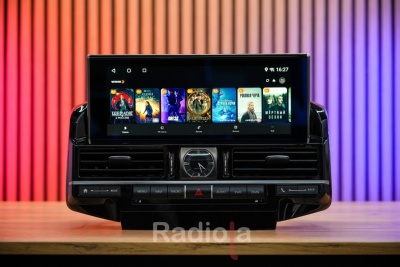Магнитола для Toyota Land Cruiser 200 2016-2021 (климат на ШГУ) - Radiola RDL-LC200-High-106 монитор 12.3" на Android 13, 8Гб+128Гб, CarPlay, 4G SIM-слот