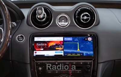 Магнитола android для Jaguar XJ 2009-2015 (BOSCH) - Radiola RDL-1669-B монитор 10.25" на Android 13, 8Гб+128Гб, CarPlay, 4G SIM-слот