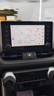 Мультимедиа блок для Toyota RAV4 50 2019-2022 c 7" экраном - Radiola RDL-04-8/128 на Android 12, ТОП процессор, Carplay, 4G SIM-слот, 8/128ГБ