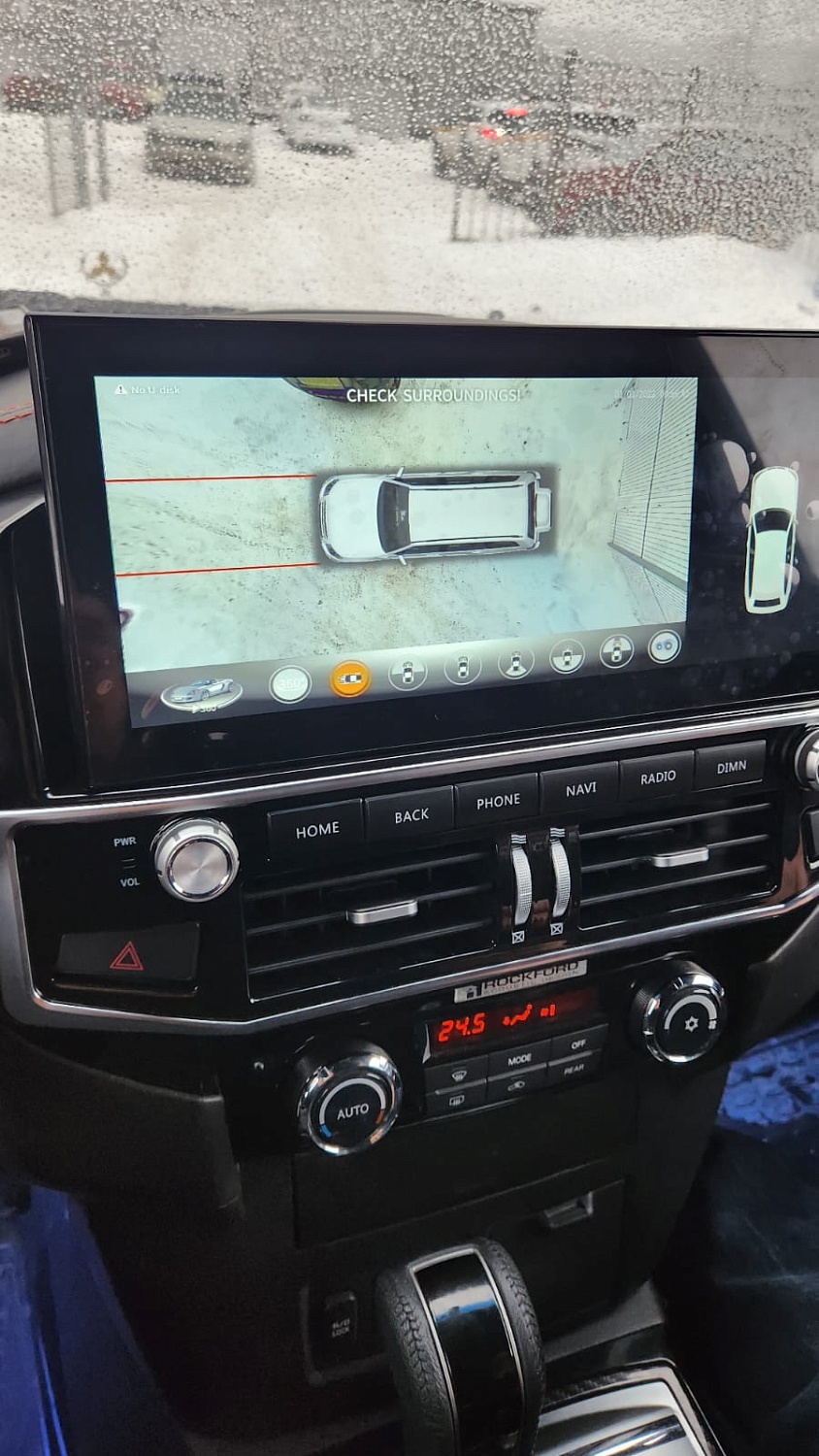 Система кругового обзора 360 для Mitsubishi Pajero 4 с регистратором 