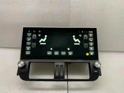 Магнитола для Toyota Land Cruiser Prado 150 2009-2013 (Low) - Carmedia ZH-T1208 монитор 12.3", Android 12, 8Гб+128Гб, CarPlay, SIM-слот