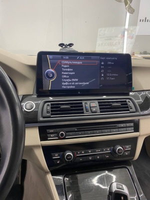 Магнитола для BMW 5 (F10) 2013-2017 NBT - Radiola RDL-1288 монитор 12.3", Android 12, 8Гб+128Гб, CarPlay, 4G SIM-слот