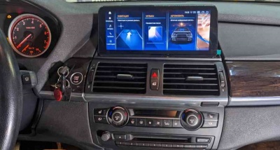Магнитола для BMW X5 (E70), X6 (E71) 2009-2012 CIC - Farcar BMW2003 монитор 10.25", Android 13, 8Гб+128Гб, CarPlay, 4G SIM-слот