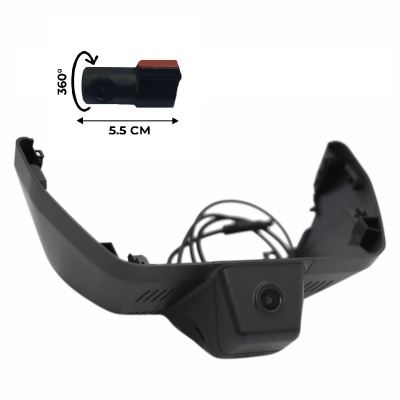 Штатный двухканальный видеорегистратор для Toyota Prado 250 и Lexus GX550 с ассистентом / RedPower DVR-TOY12-G DUAL