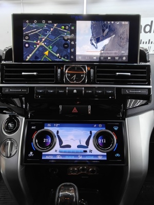 Сенсорная панель климата для Toyota Land Cruiser 200 2007-2015 - Carmedia ZF-T1290H c LCD (ЖК) экраном 